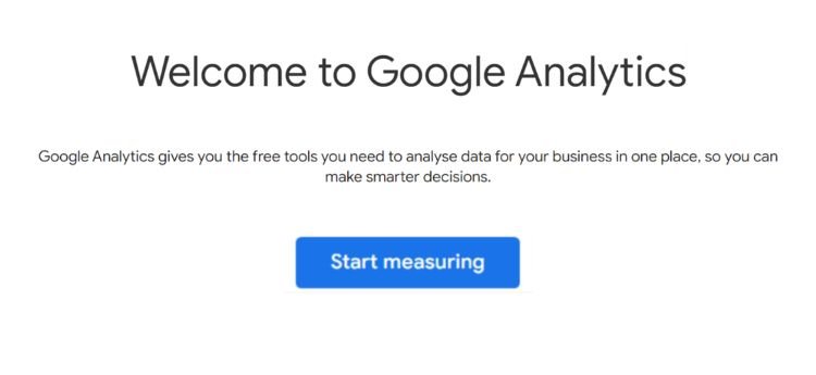 Welcome to Google Analytics