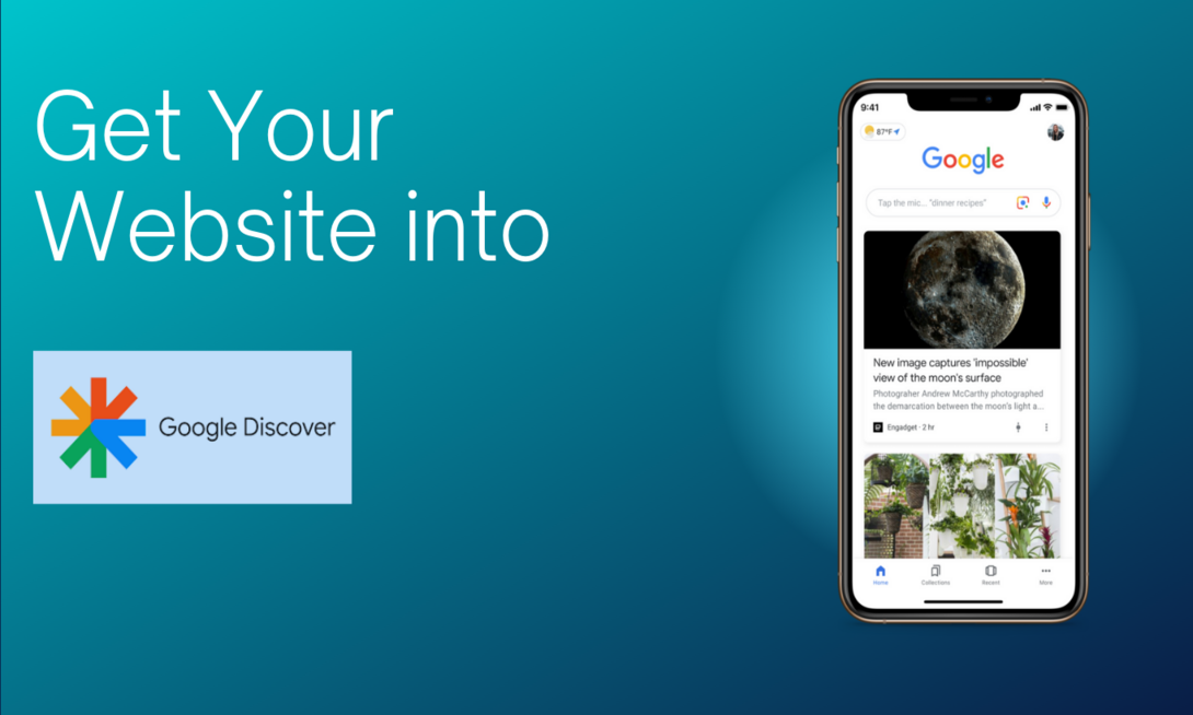 get your website into google discover